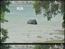 Kia Nokia car sinking in water