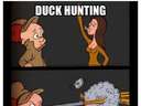 duck face Elmer shooting girl