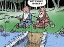 moses cheating with fishing