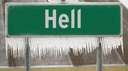 if finally happened #hell #freezes