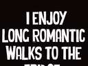 I love long romantic walks #fridge
