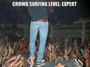 This is crowd surfing like a boss #concert #music