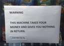 Machine takes money #ex #wife