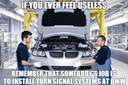 if you ever feel useless #bmw #car #turnsignal