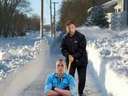 The ultimate snow shovel, Chuck Norris and Jean Claude van Damme