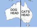 Australia is about cats and dogs