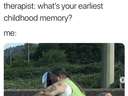 Whats your earliest childhood memory #fat #mom