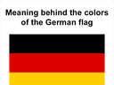 whats the real meaning of the German flag