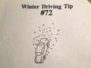 If your car falls through the ice, please do this