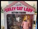 The crazy cat lady action figure